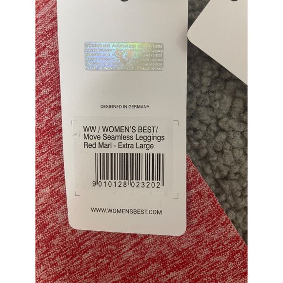 Women’s Best Move Seamless Leggings Red Marl size XL‎ NWT - Picture 3 of 7